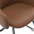 Stiller Leather Office & Conference Chair – Executive Desk Seating with Fixed Arms, Lumbar Support, Swivel Base, and Iron Frame-139476733