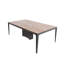 Table de réunion avec chaises de bureau pour 6 personnes Eaen (orme)-636328582-636328576