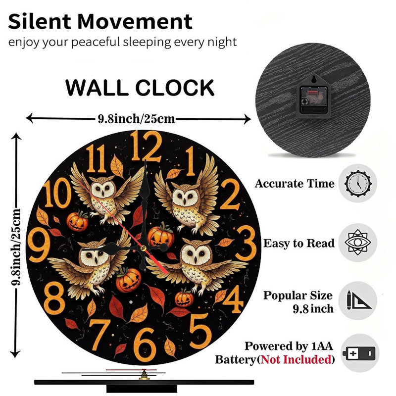 Horloge d'Hiboux