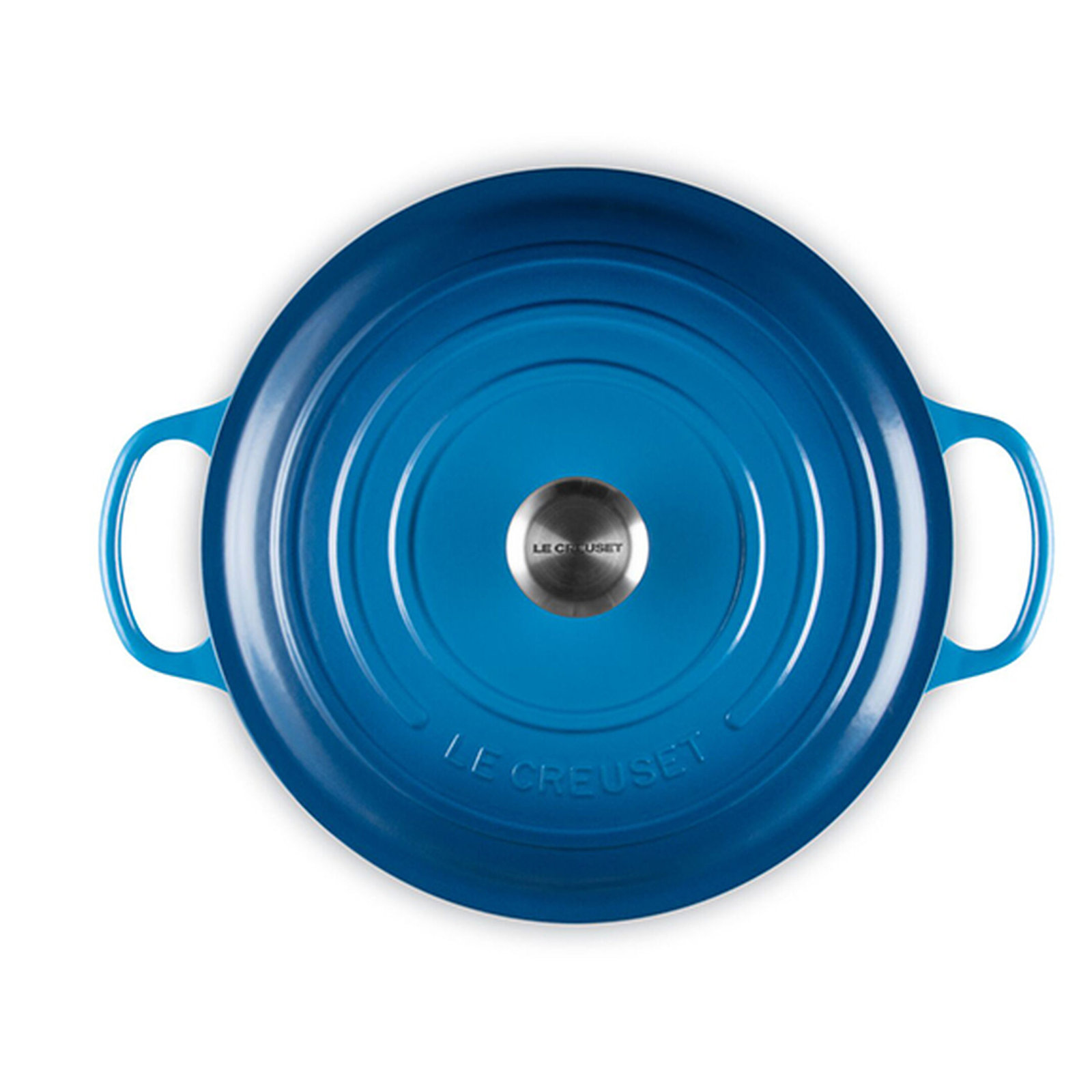 Le Creuset Signature Enameled Cast Iron Round Dutch Oven with Lid, 5.5 quarts, Marseille