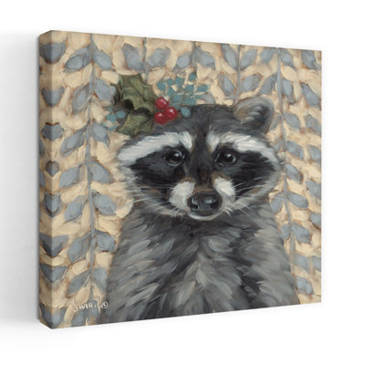 Holly jolly raton laveur contemporain