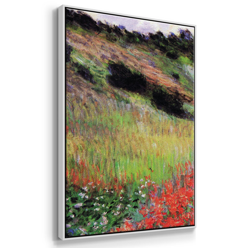 " Monet " 3 - Pieces, 24" H x 48" W x 2" D, White