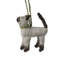 Siamese Cat Christmas Holiday Shaped Ornament