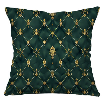 Quilted Fabric Throw Pillow, Decoration Cotton Twill Pillows