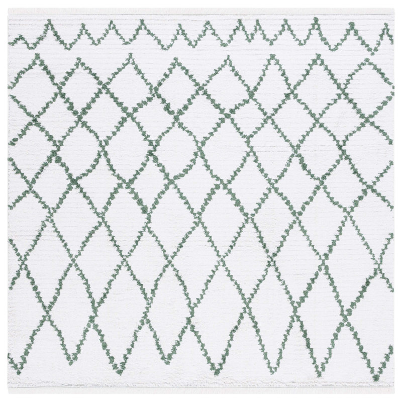 Brittoni Performance Geometric Rug, Square 6'4"