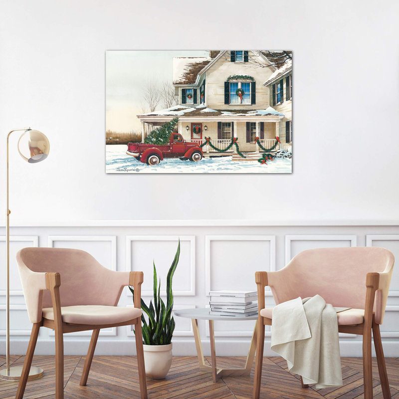 Preparing for Christmas 1 Piece Wrapped Canvas Wall Art, 66.04 cm H x 45.72 cm W x 1.91 cm D