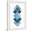 Stacked Gray Diamonds by Marmont Hill - Single Picture Frame Painting-89401296-89401300-89401301