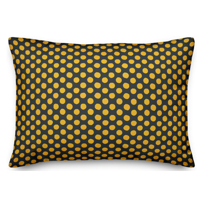 Coussin lombaire à pois