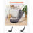 360° Swivel Floor Gaming Chair with 4 Adjustable Position Folding Floor Chair