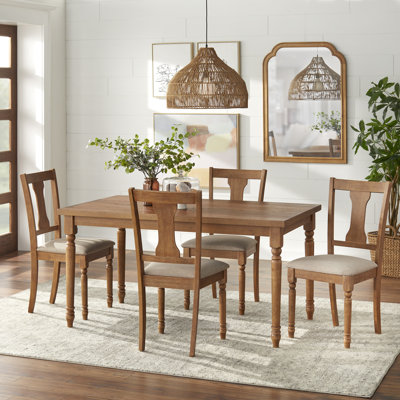 Burntwood 5 Piece Dining Set