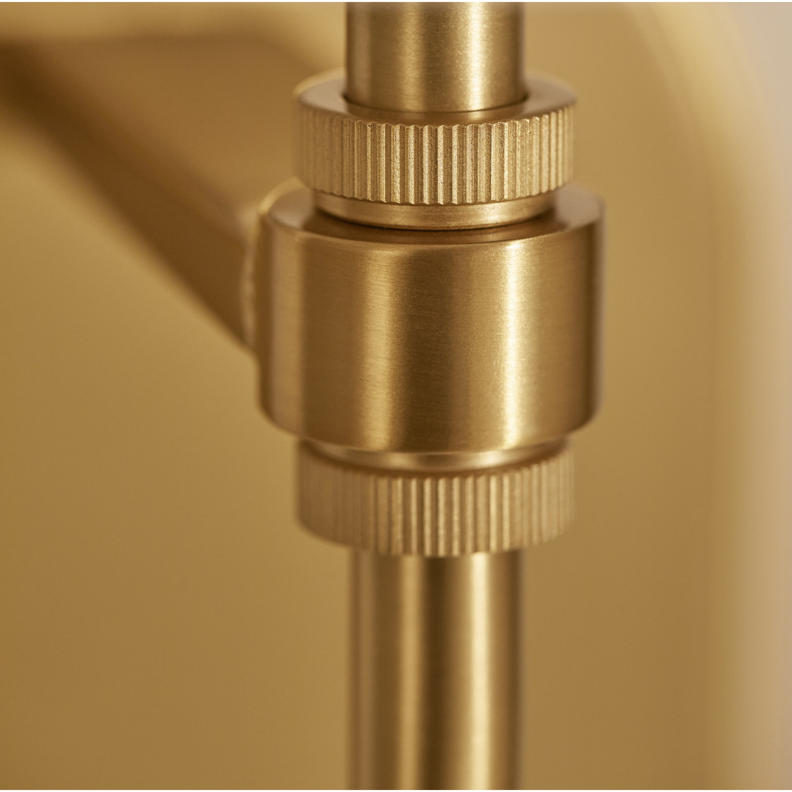 Kernen Single Light Armed Sconce, Brushed Moderne Brass