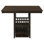 Freidin Square Counter Height Table With Storage Espresso