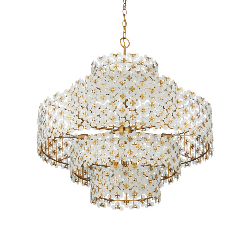 Spring Flower 4 - Light Chandelier, 35'' H X 35'' W X 35'' D