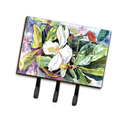 Metal Wall Organizer with Key Hooks
