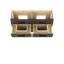 Rift White Oak Double Drawer Bath Vanity-1245886822-1245886844-1246454336