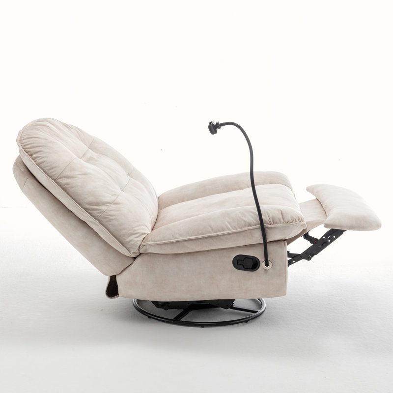 Fauteuil inclinable pivotant, Ivoire