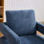 Fauteuil demi-tonneau pivotant rembourré Riqui-1866479120