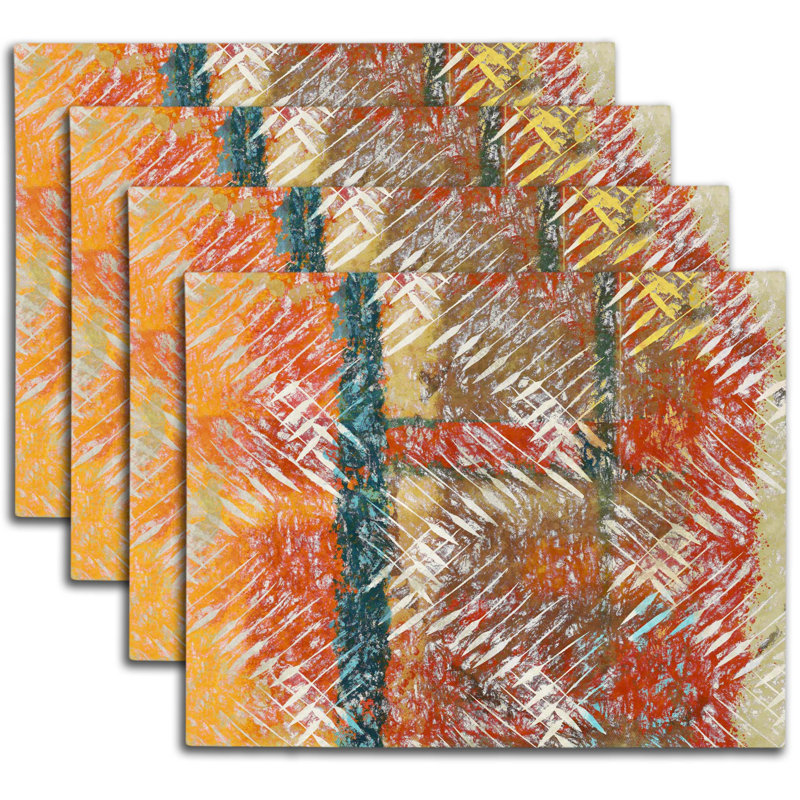 Napperon abstrait en polyester