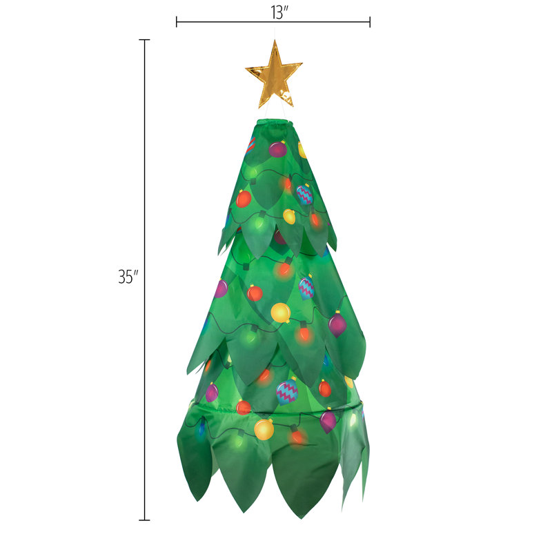 Manche à vent 3D arbre de Noël