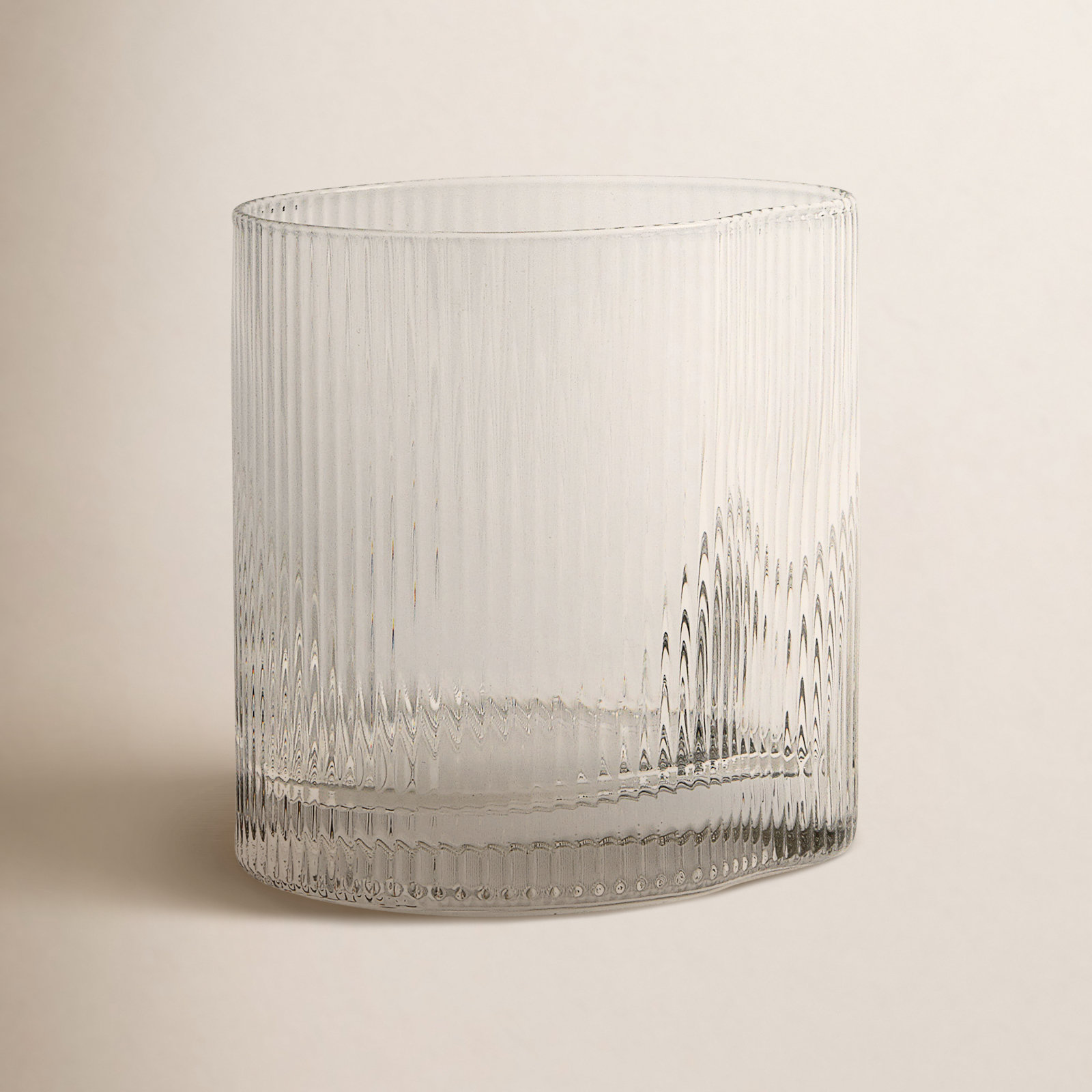 Blake Ribbed Drinking Glass