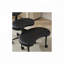 Chaise de bureau avec support lombaire et tabouret réglable,