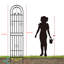 180cm H x 50cm W Metal Arched Trellis