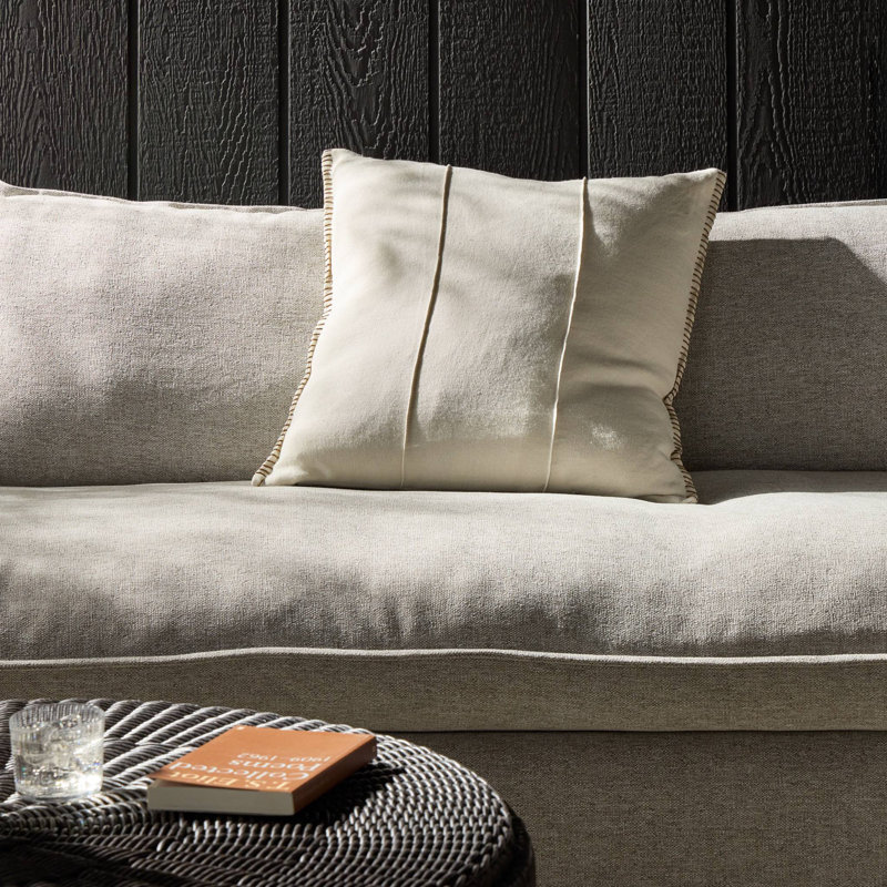Calvin Square Pillow Cover & Insert
