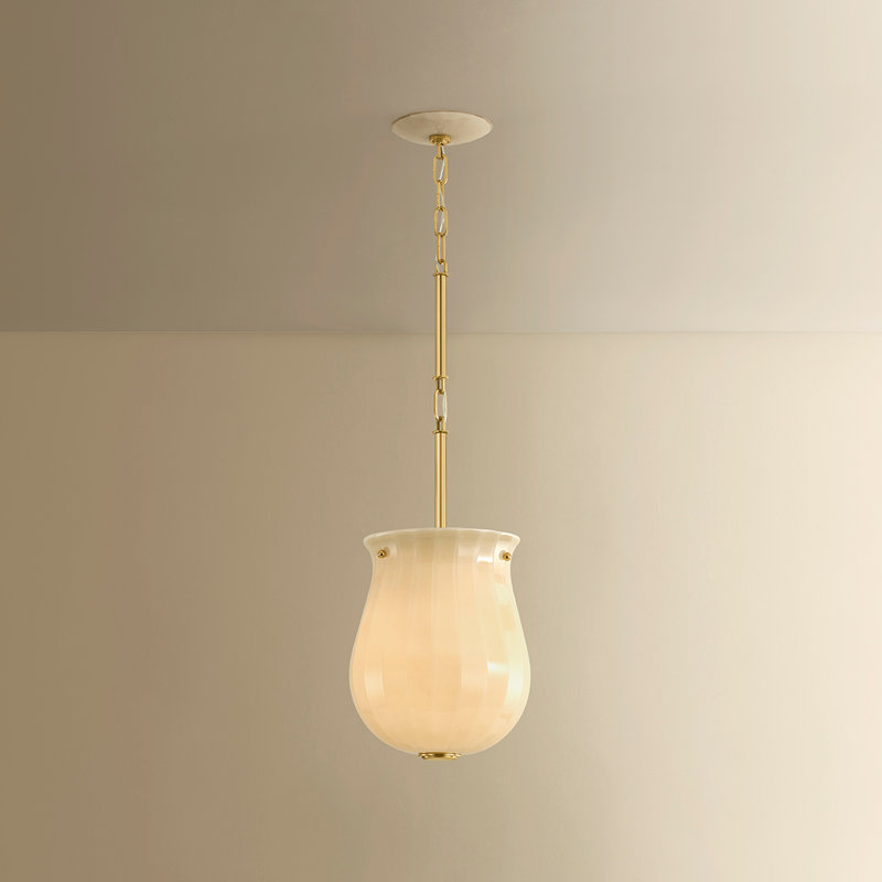Luminaire suspendu Nevins, Laiton vieilli, 10