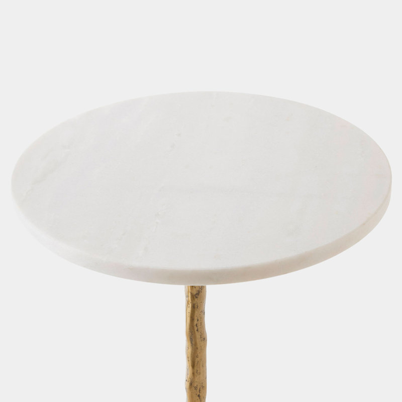 Lily Pad Marble End Table