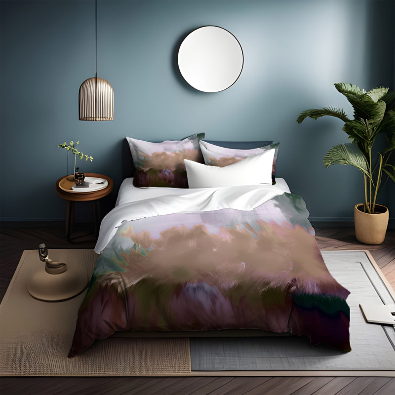 Abstract Duvet Cover, King Duvet Cover + 2 King Shams