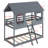 Bunk Bed With Roof, Window, Guardrail, Ladder-374626450