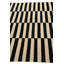 Tapis noir et blanc Orta