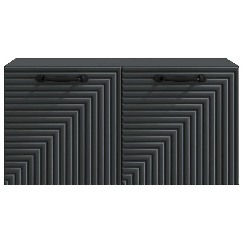 TV Stand, 30cm H x 59.5cm L x 31cm W, Black