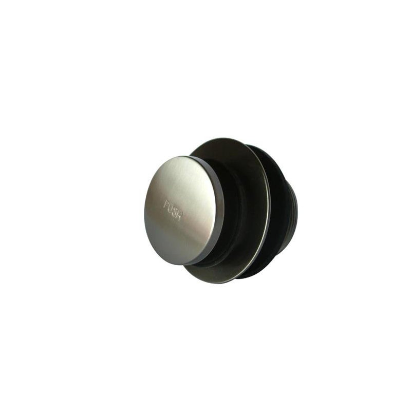 Drain de baignoire escamotable, Nickel satiné