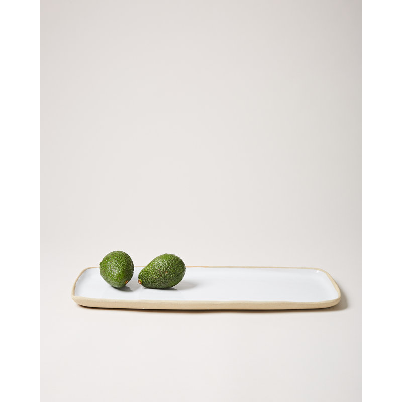 Farmhouse Pottery Tray, Large: 19" X 8"
