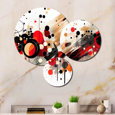 Abstract Wall Decor on Metal