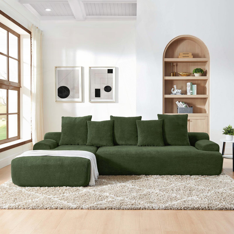 L-Shape Sectional Sofa Modular Compressed Free Combination