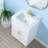 24'' White Modern Freestanding Bathroom Vanity Set