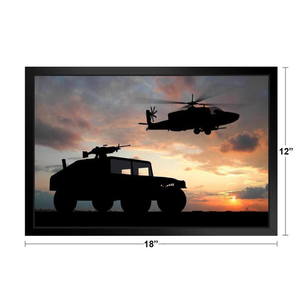 military helicopters poster