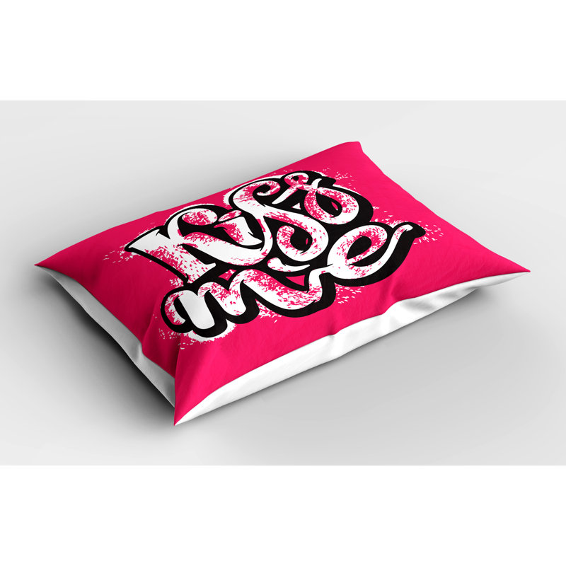 Ensemble de 2 taies décoratives Ambesonne Kiss Me, H 20 po x l 36 po