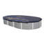 Couverture ovale pour piscine d'hiver