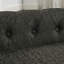 Chien moderne surélevé confortable pour les grands chiens, gris foncé, matelas épais pour animaux de compagnie et élégant, --910432604