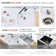 STYLISH Aspen Dual Mount 22" Single-Bowl Composite Granite Kitchen Sink with Strainer
