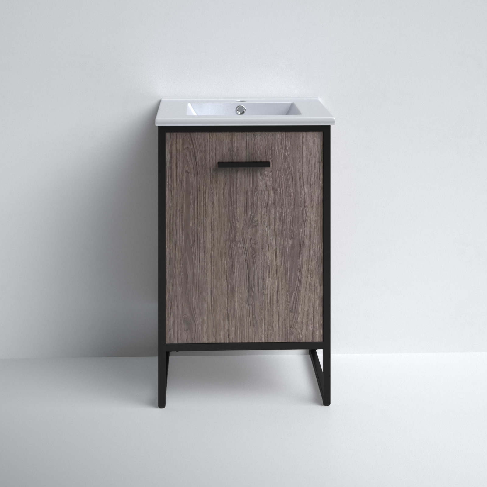 Saray 20'' Single Bathroom Vanity, Gray Taupe