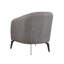Fauteuil demi-tonneau en lin 27,56 po Striegel