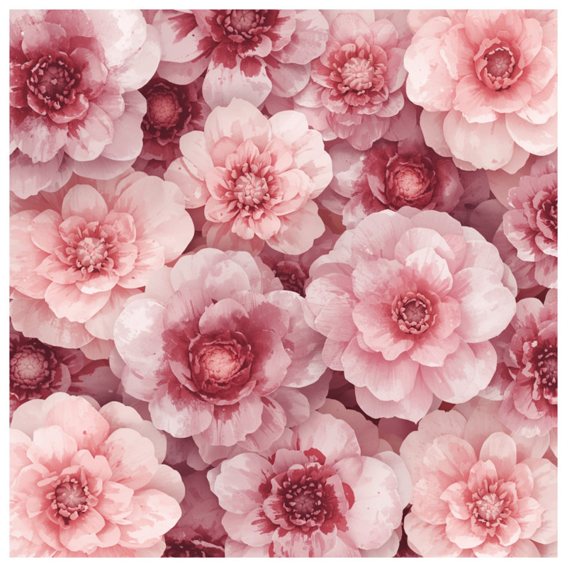 Rideaux de fenêtre en pivoine rose, 50 po x 92 po - 1 panneau, Blocage