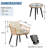 4 Piece Outdoor Wicker Bistro Set With Umbrella