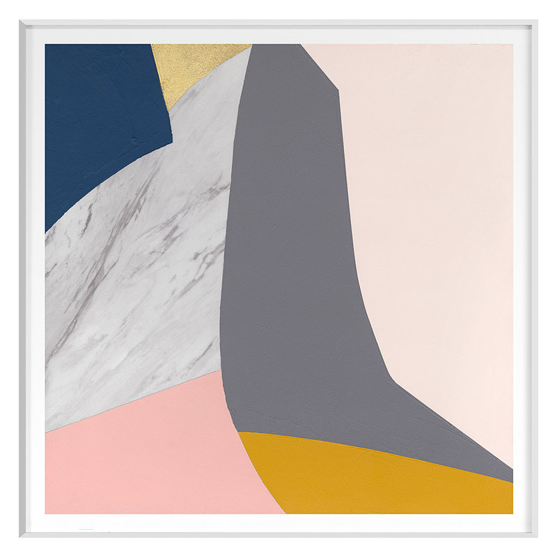 Mode #6 Print by Goderwis, Kyle, White Framed, 42" H x 42" W