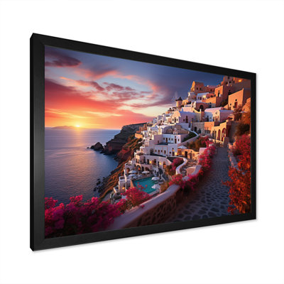 Grèce Oia Splendor IV sur toile