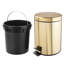 Poubelle ronde en métal 5L
